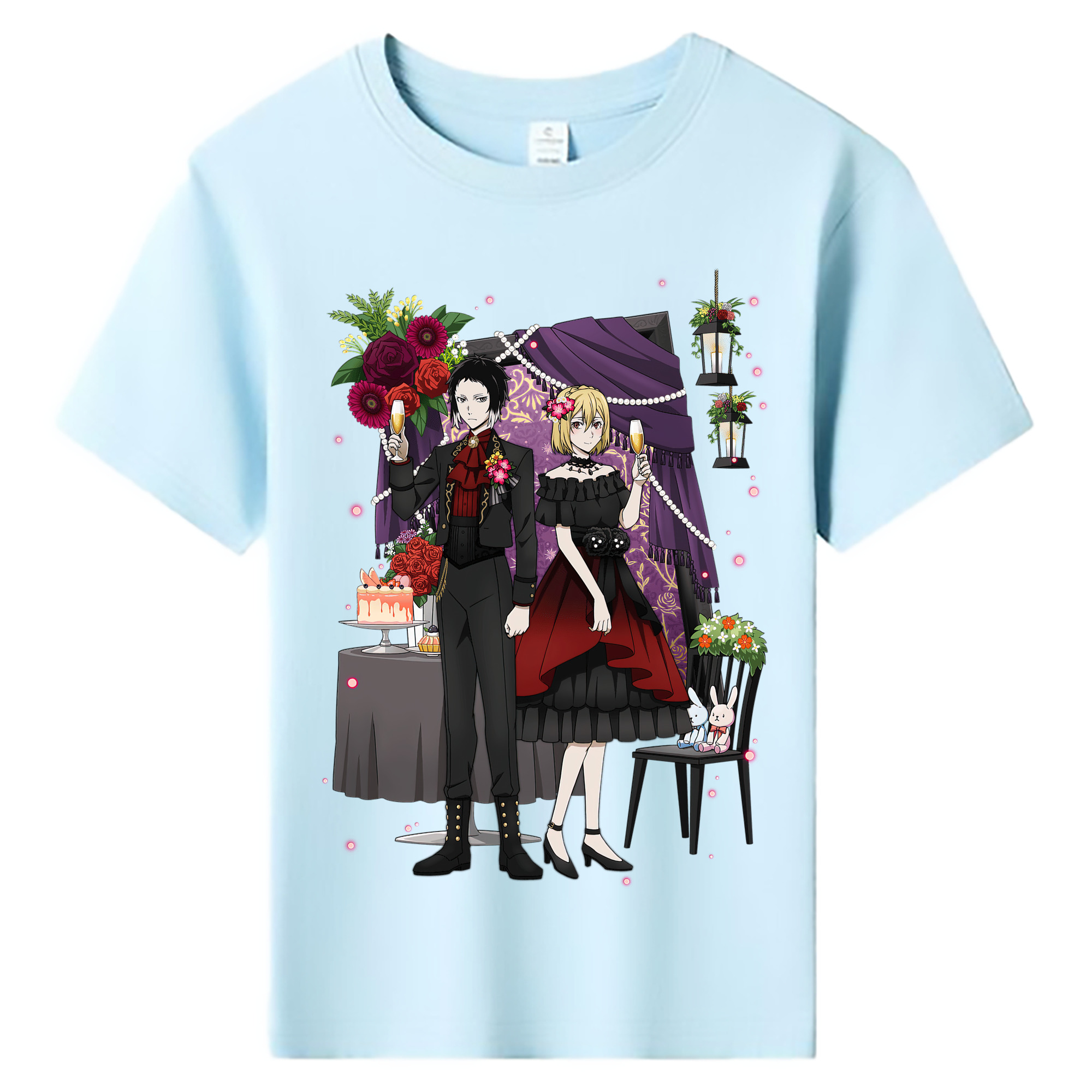 （画像用） 文豪ストレイドッグス Bungo Stray Dogs 綿100％キッズTシャツ（フロントプリント）